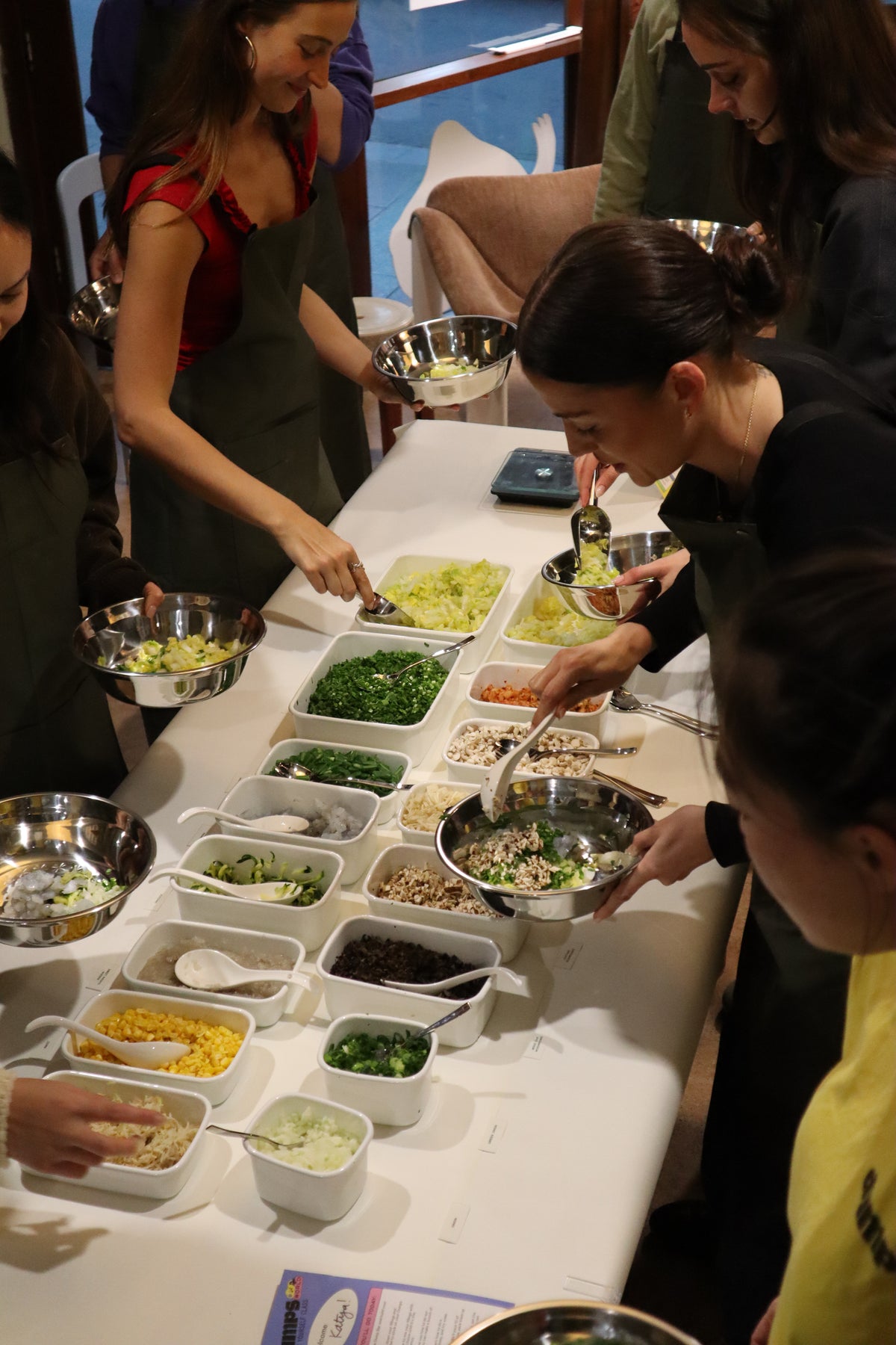 Dumps World Dumps Bar buffet choose your own dumpling filling