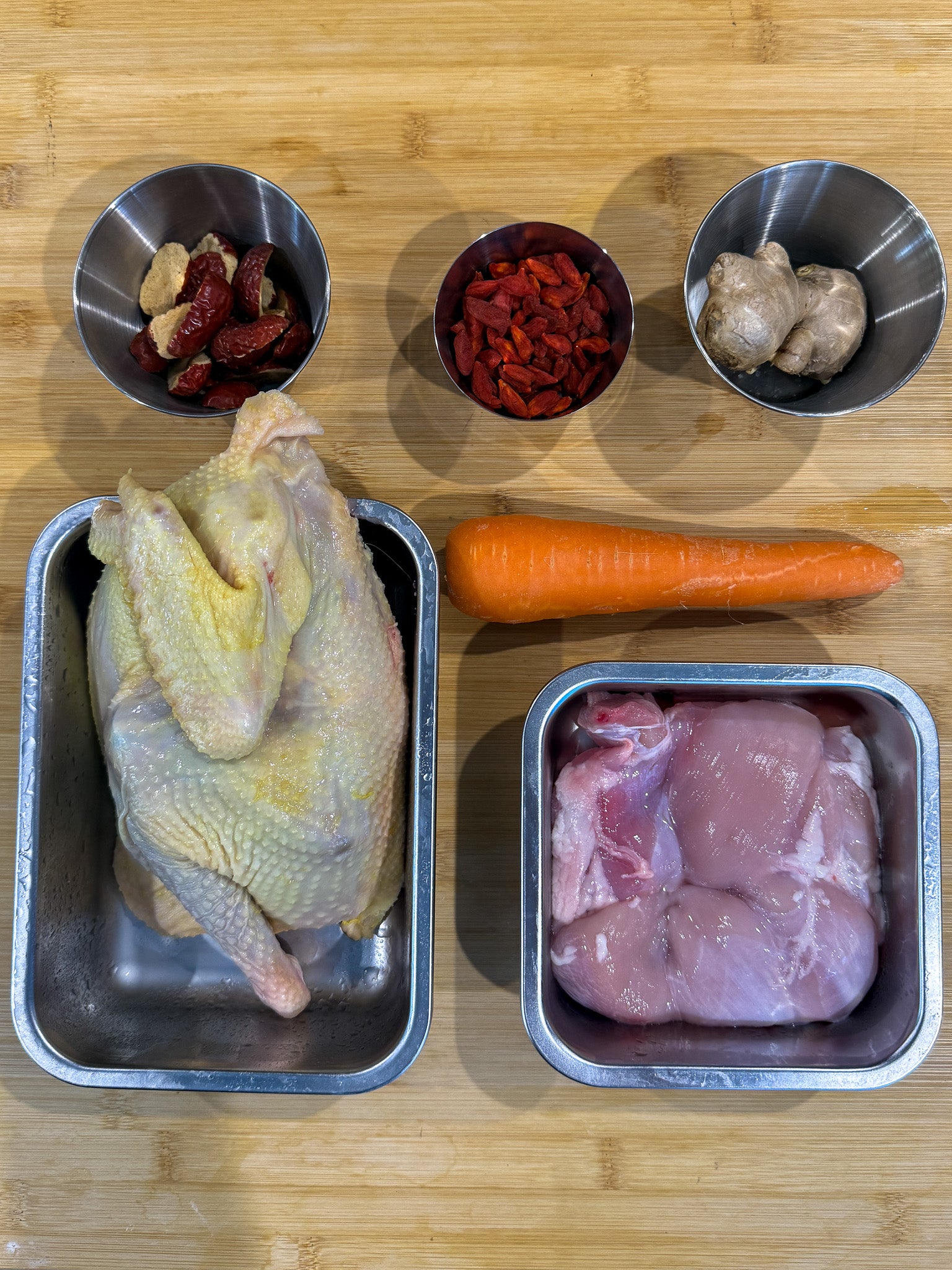 chicken, ginger & jujube soup nourishing post partum ingredients