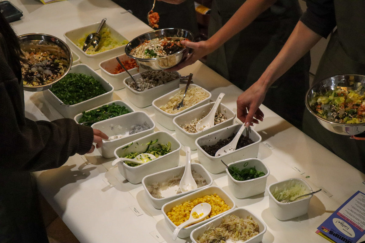 only DIY buffet style dumpling filling workshop in sydney choose your own fillings