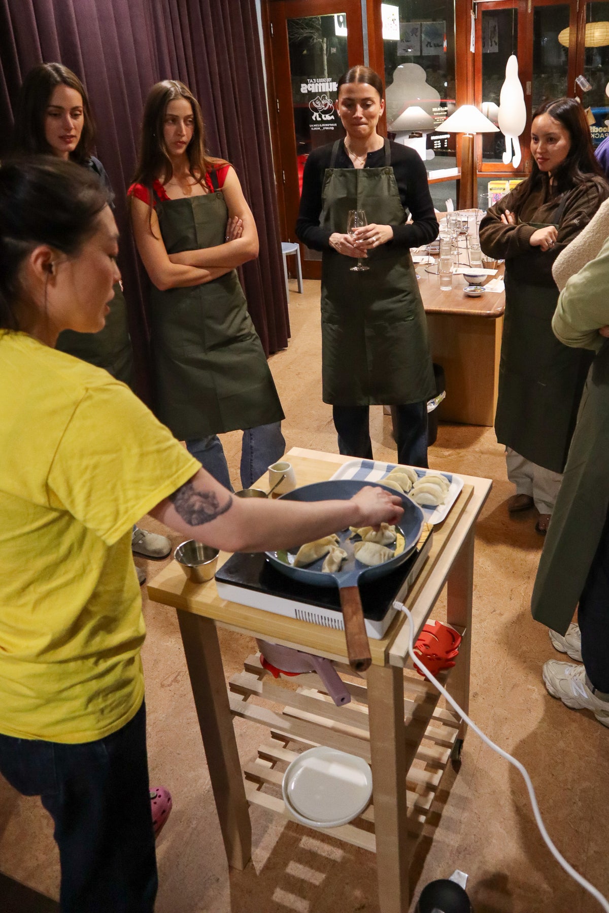 learn to make crispy dumpling skirt dumps world dumpling workshop experience