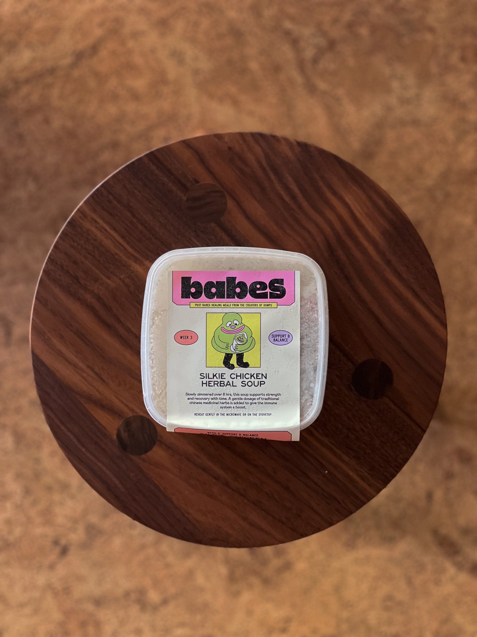 silkie chicken herbal soup nourishing post partum