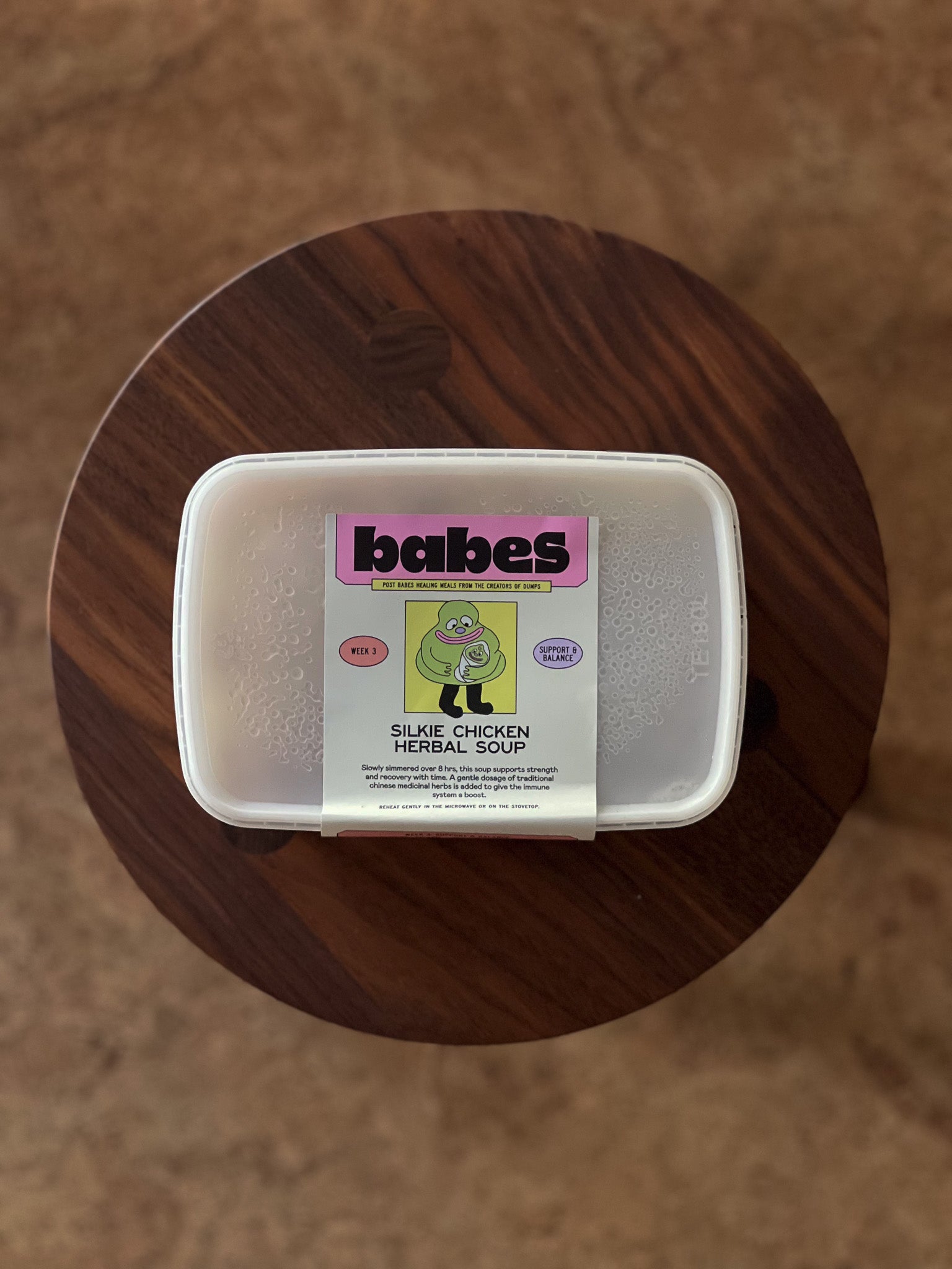 silkie chicken herbal soup nourishing post partum