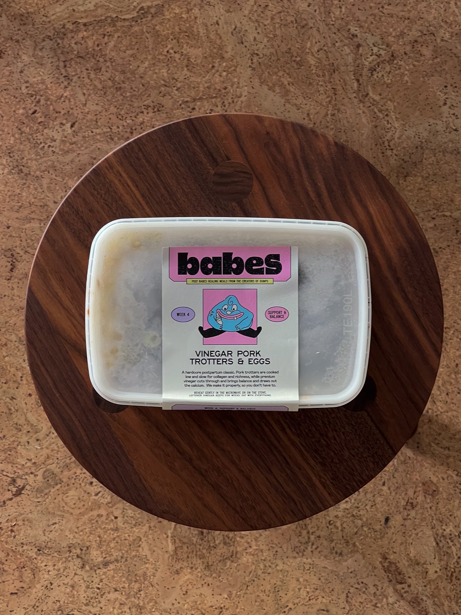 vinegar pork trotters & eggs nourishing post partum
